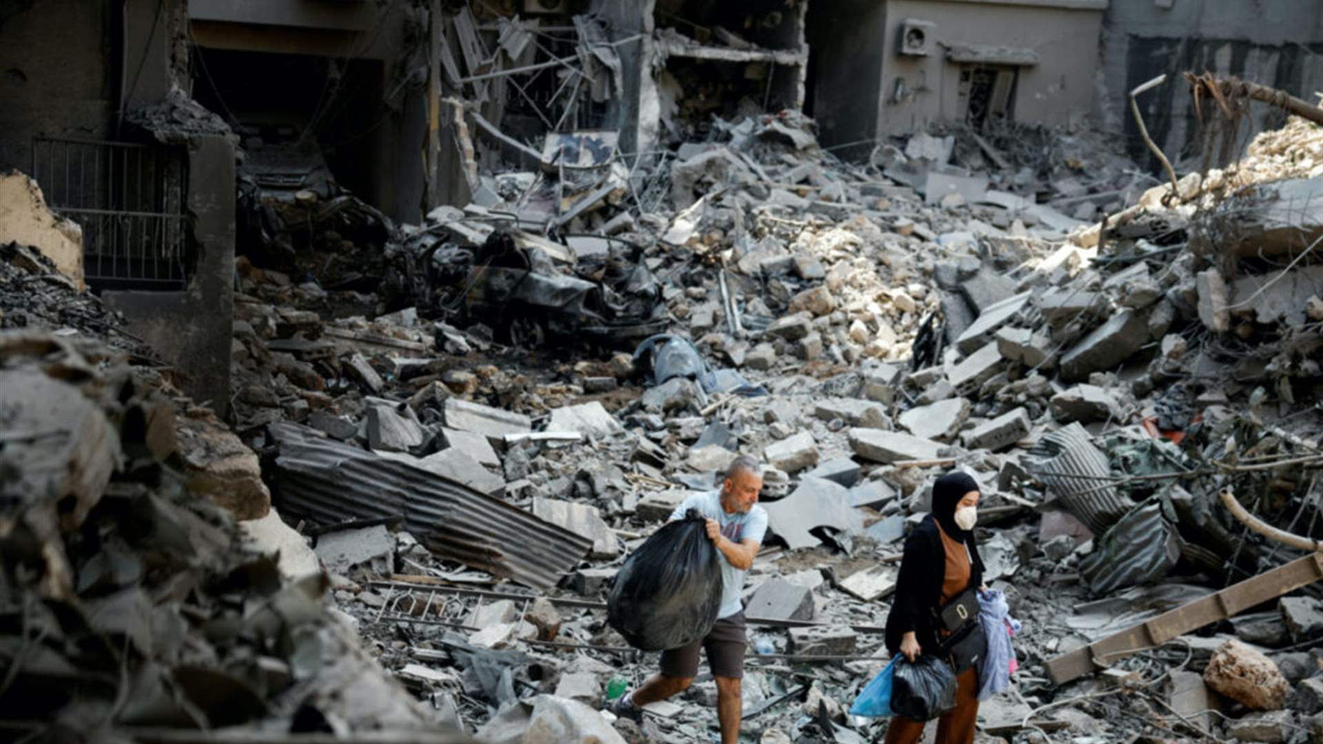 Two young men found alive under rubble in Kfarkela, transported to Marjayoun Governmental Hospital