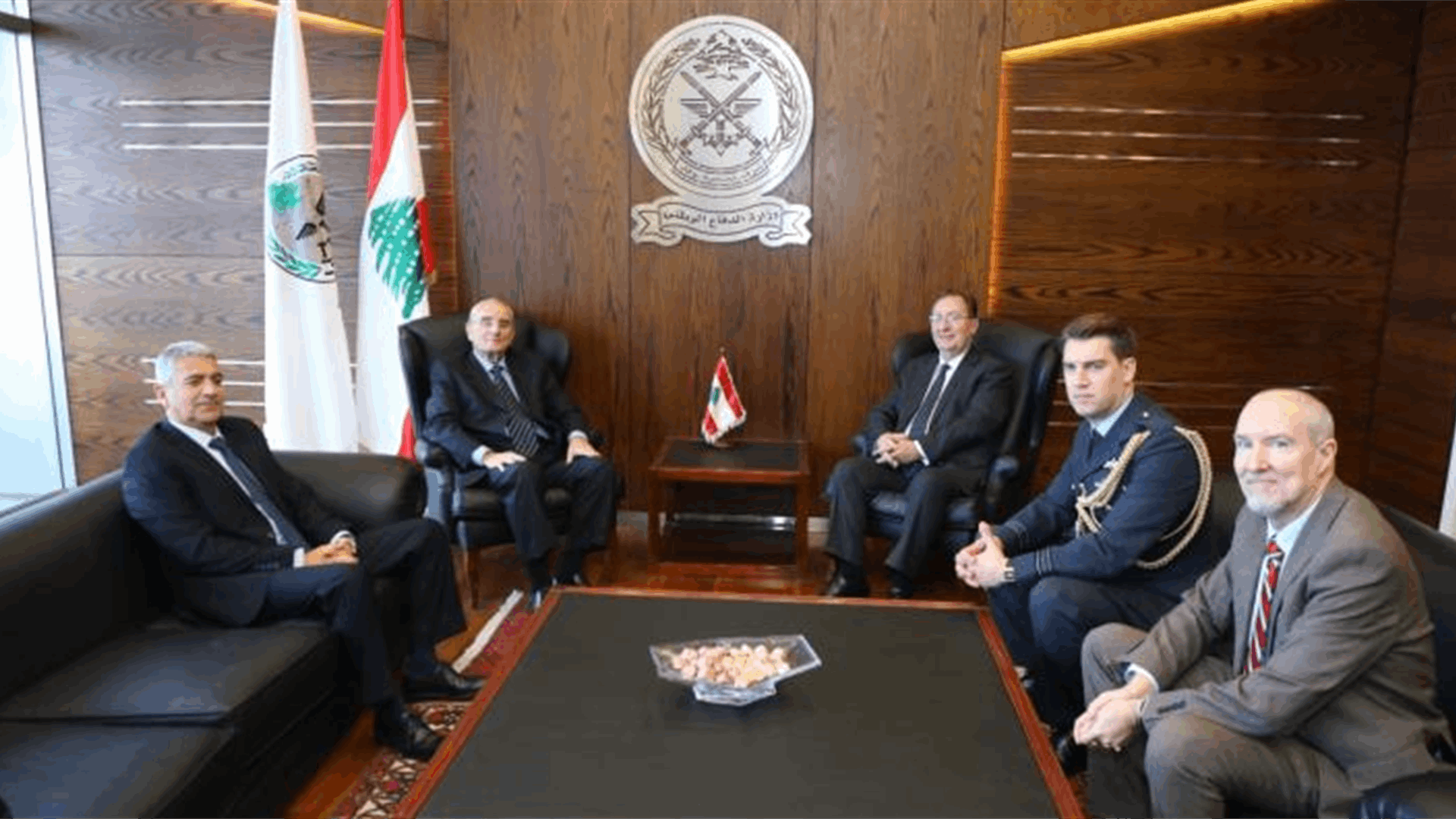 Lebanese Defense Minister discusses security cooperation with British Ambassador  