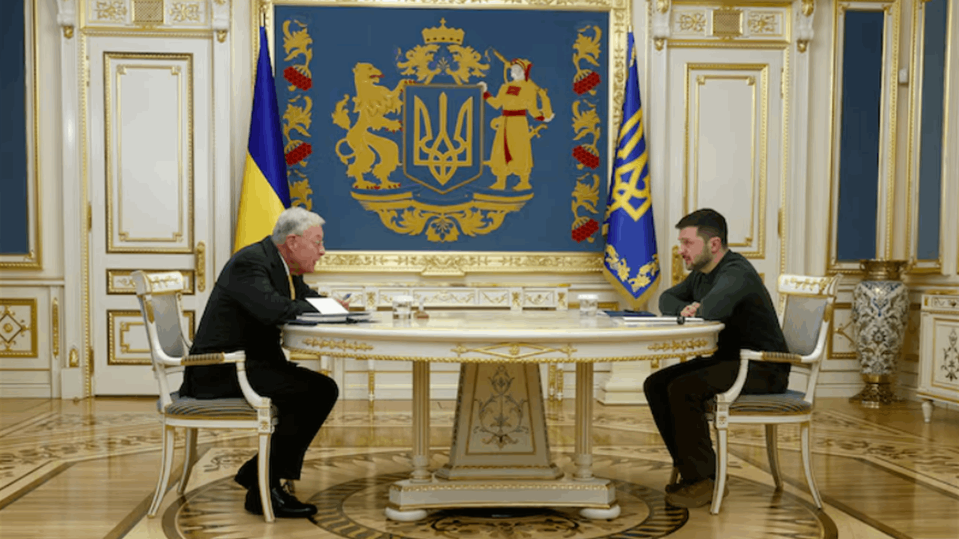 Zelensky meets US&#39; Kellogg in Kyiv, joint news conference canceled