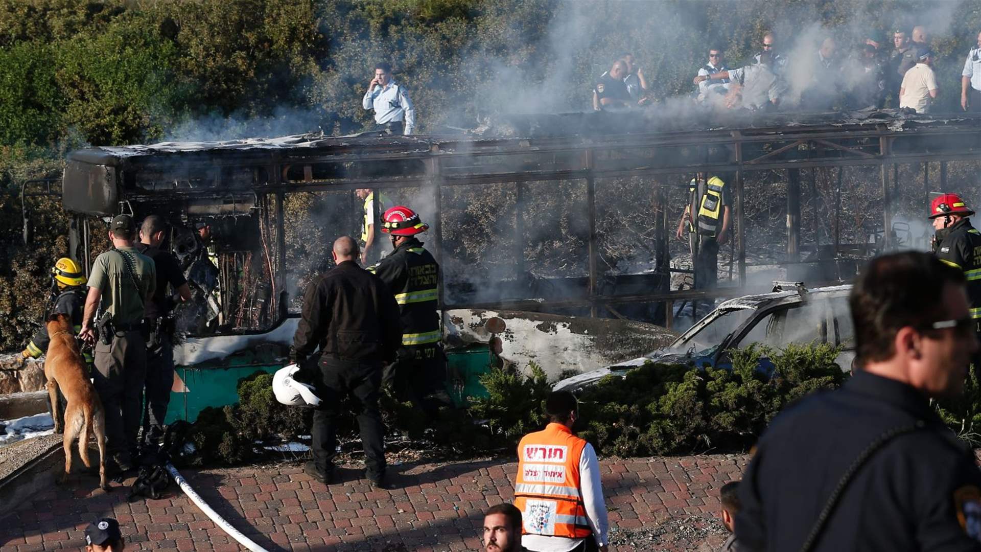 Explosions involving several buses in central Israel in &#39;suspected terror attack&#39;: Police says