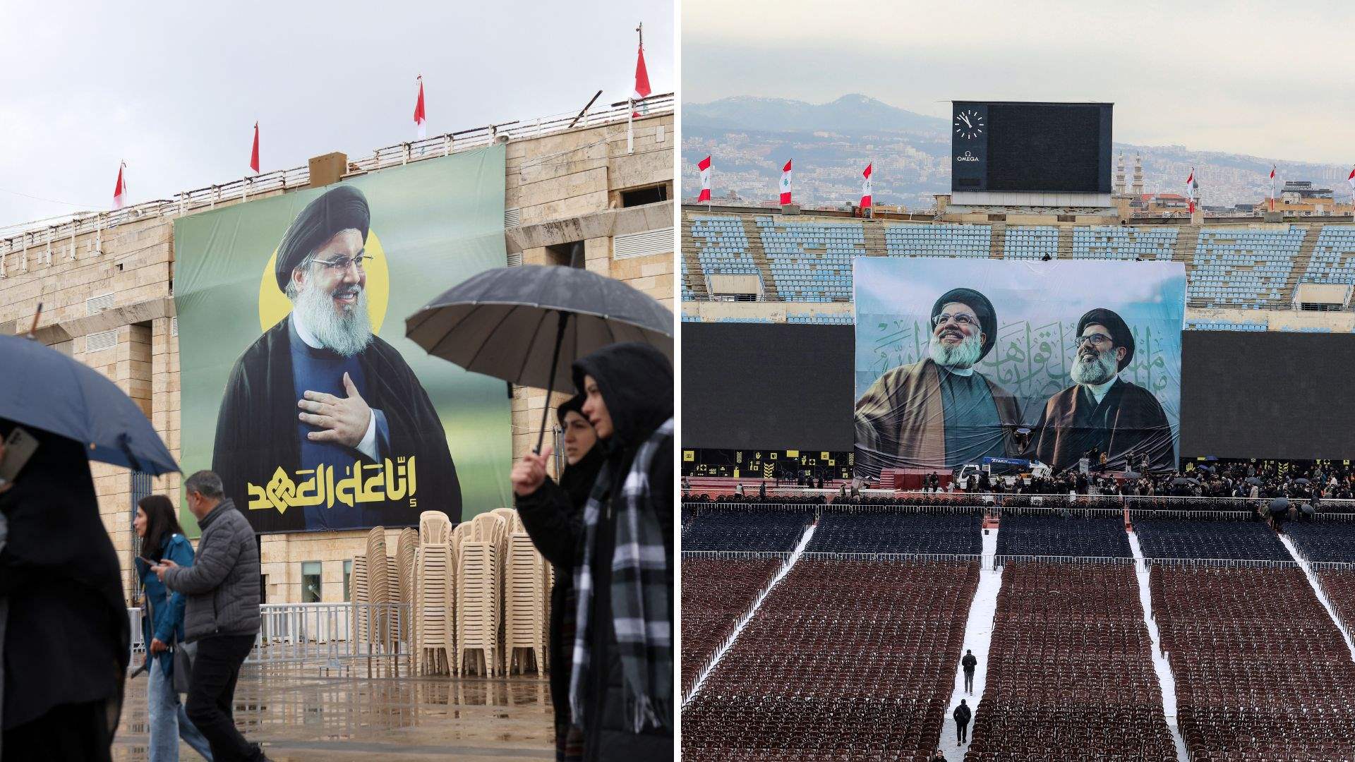 Final touches in place: Lebanon readies for funeral of Hezbollah&#39;s former leaders