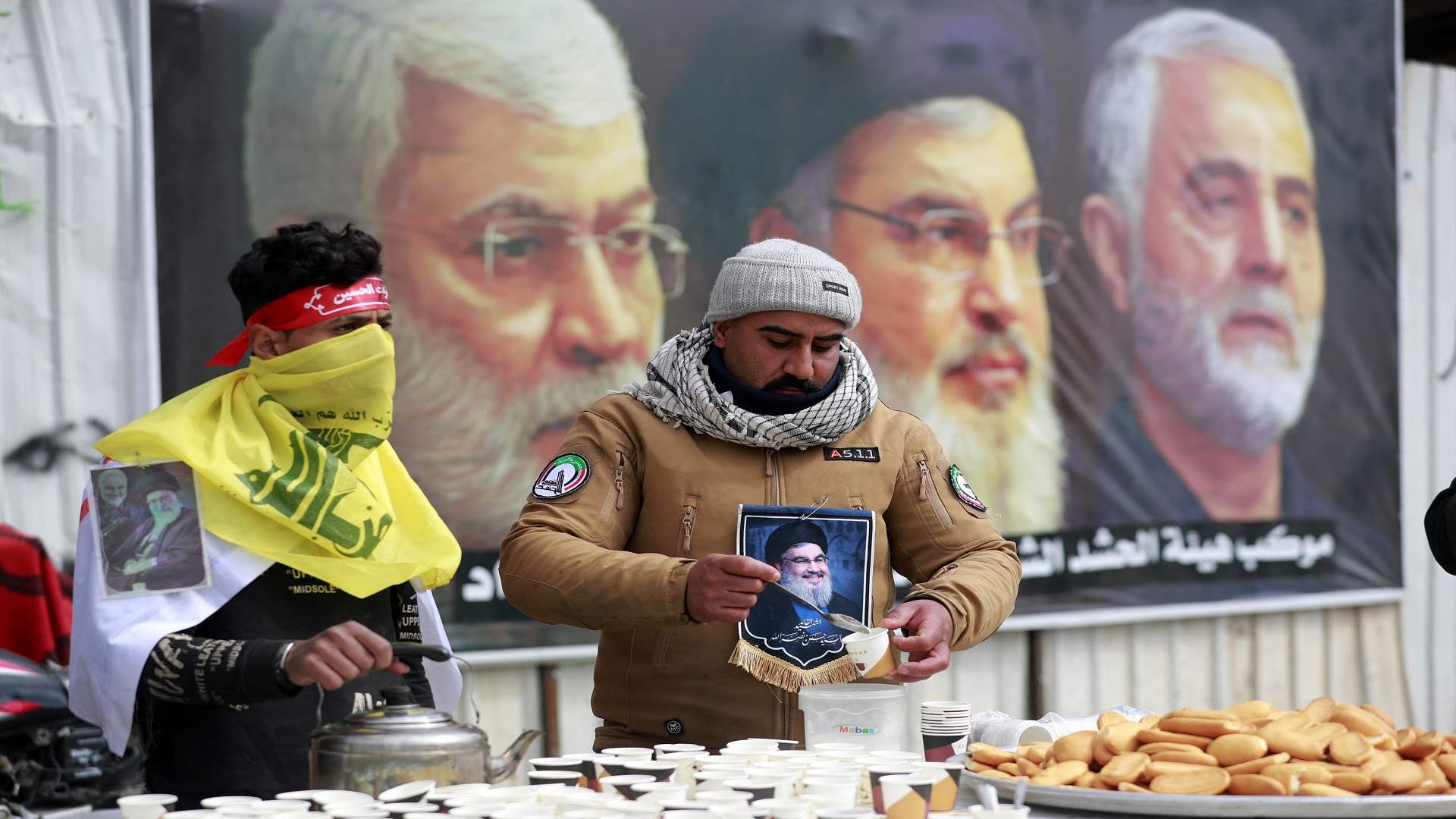 Thousands take part in symbolic funeral for Hezbollah’s former leader Nasrallah in Baghdad