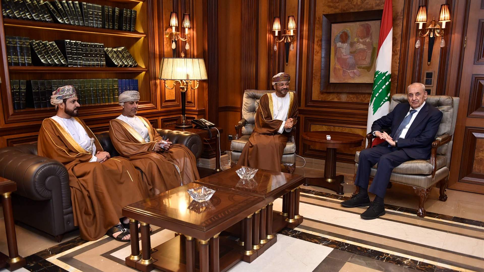 Speaker Berri meets Omani FM to discuss bilateral relations and regional issues