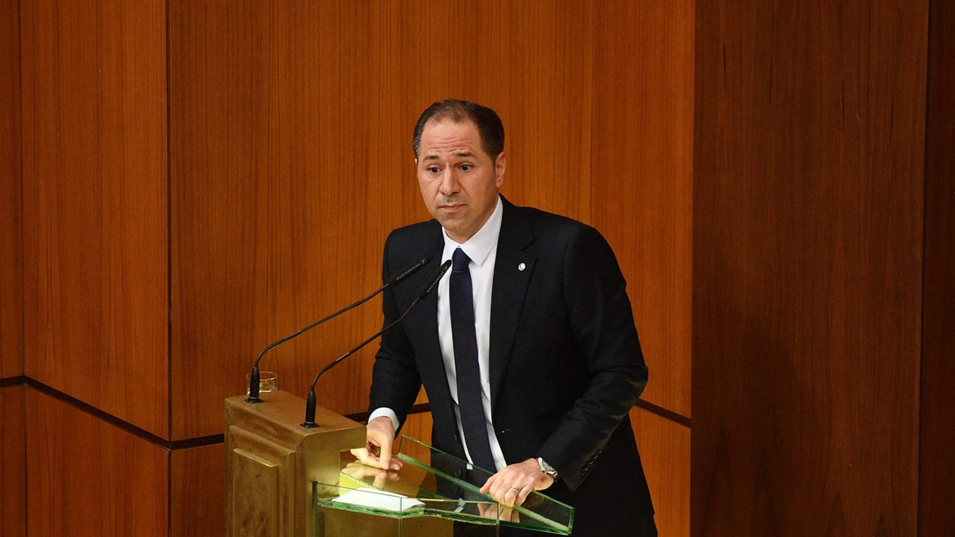 MP Samy Gemayel grants confidence to government during evening parliamentary session 