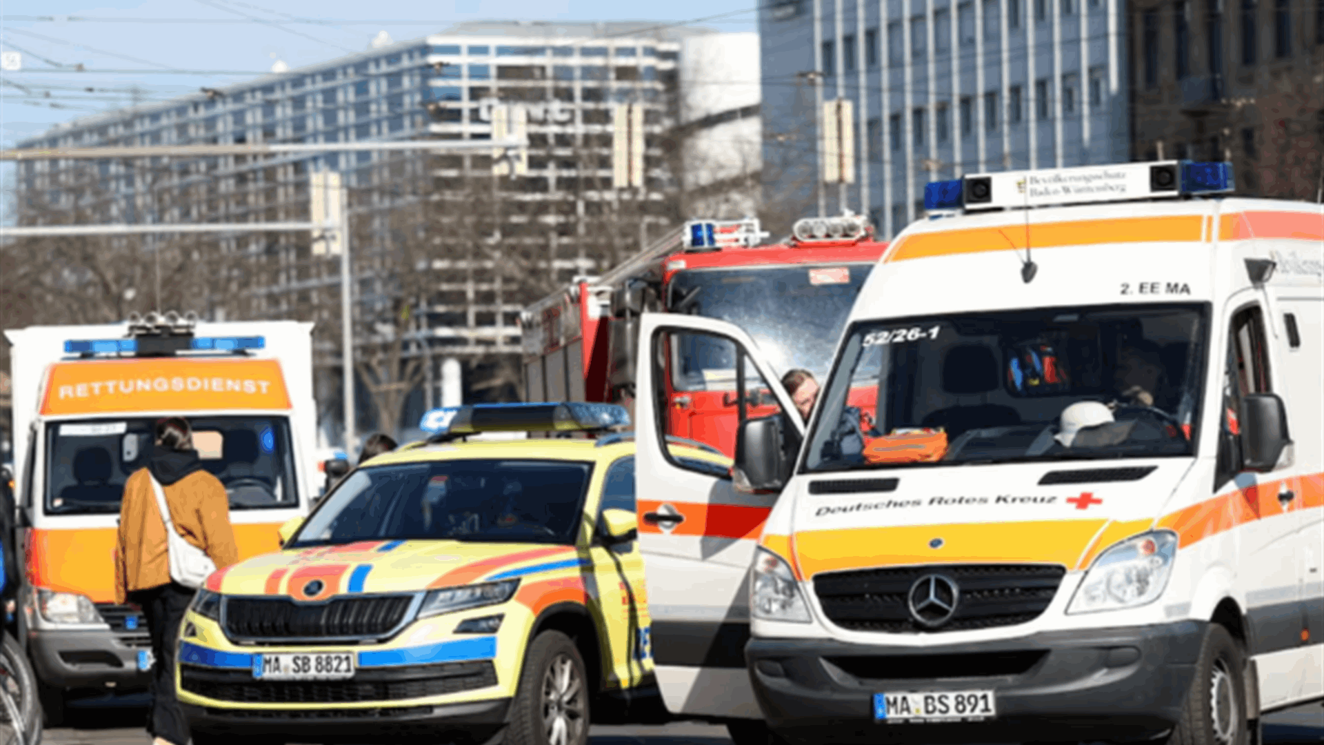 One dead after car drives into crowd in German city of Mannheim: Police