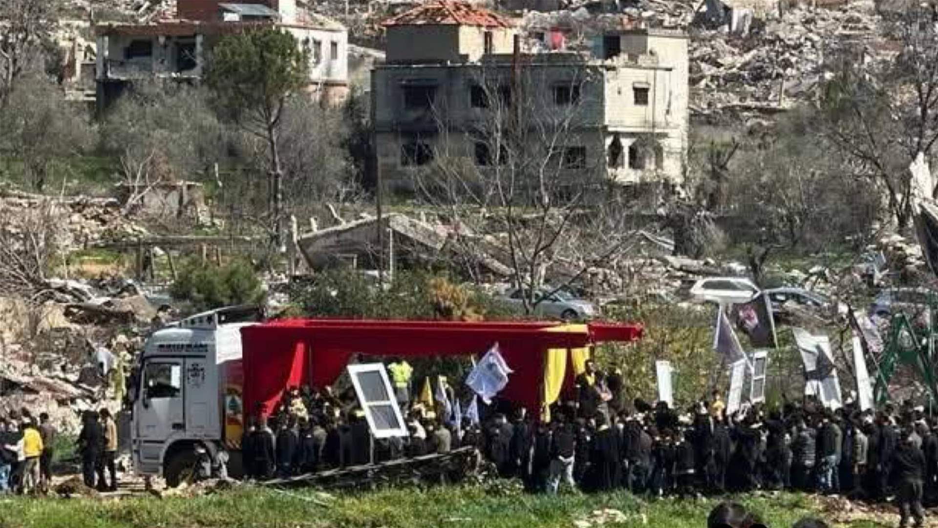 Grief under siege: Mass funeral in South Lebanon as Israeli occupation of Kfarkela continues