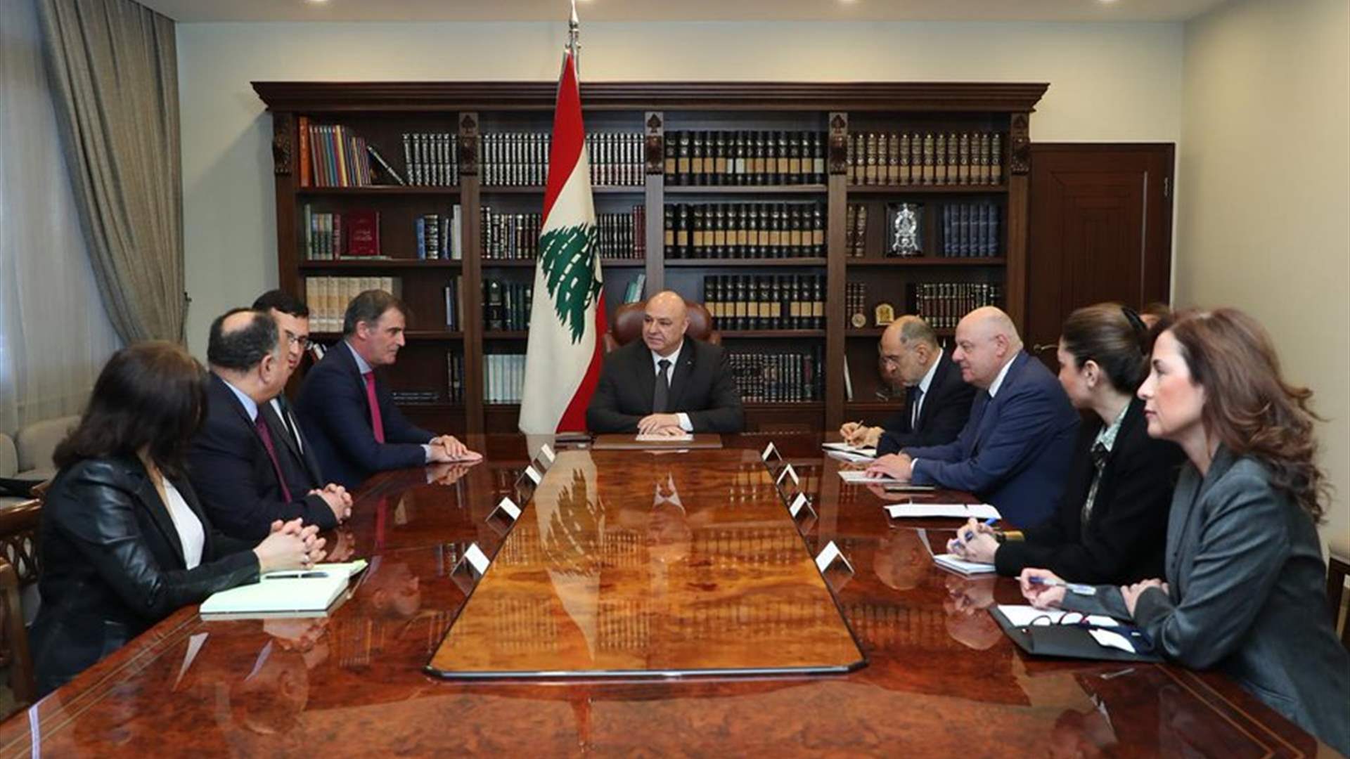 IMF delegation meets President Joseph Aoun, urges unified financial reform plan for Lebanon