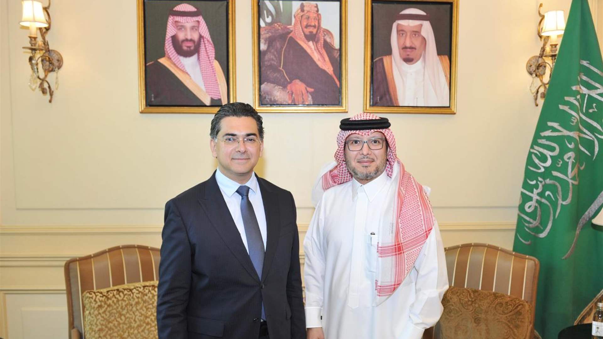 Saudi Ambassador meets Lebanese Information Minister 