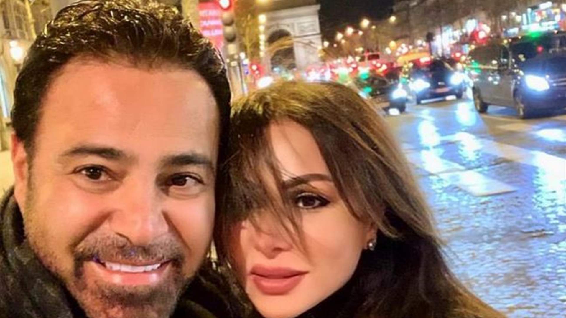 &quot;ما عندي بعدك شي مهم&quot;... عاصي الحلاني في لقطة مميزة مع زوجته 