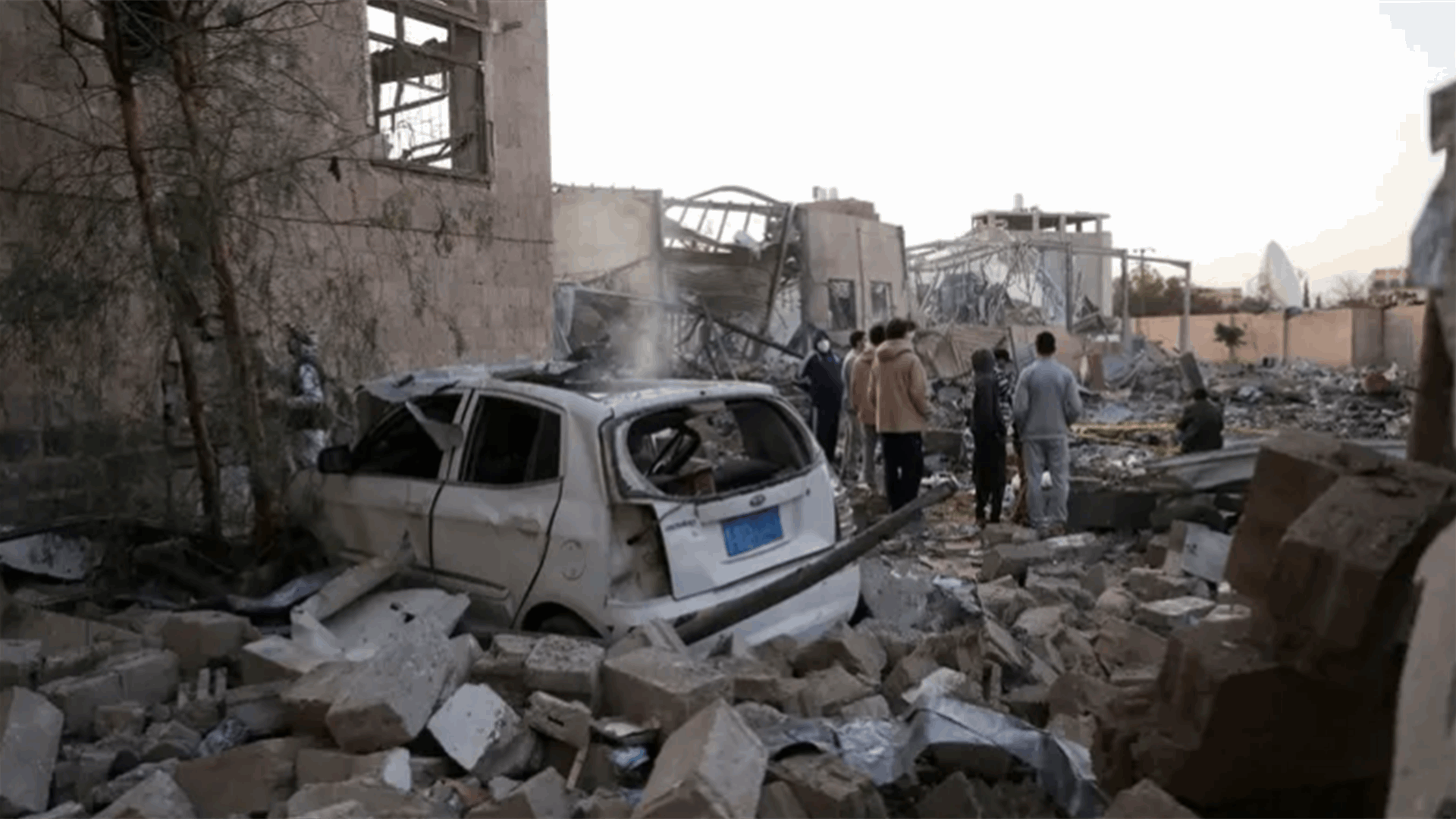 Houthi media reports strikes on Yemen