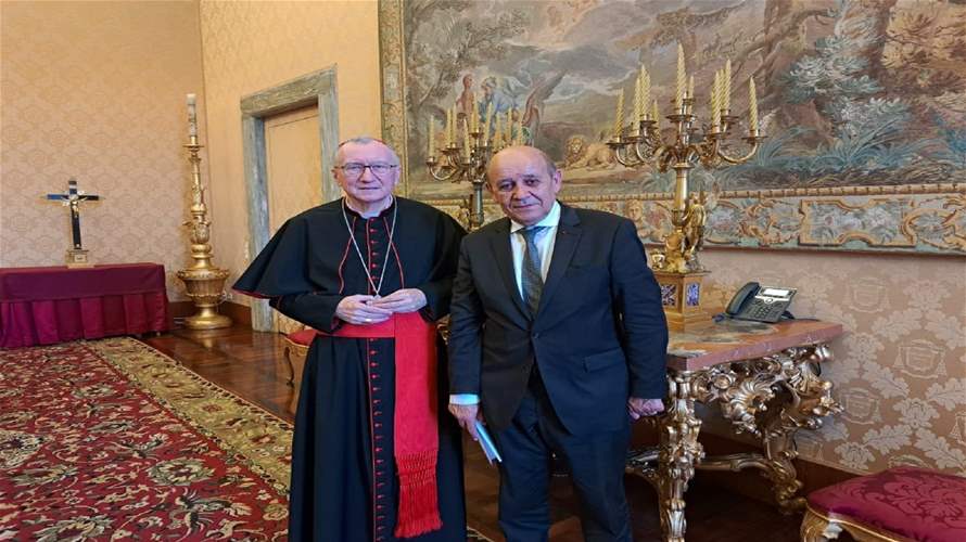 French Envoy Jean-Yves Le Drian Visits the Vatican, Discusses Lebanon
