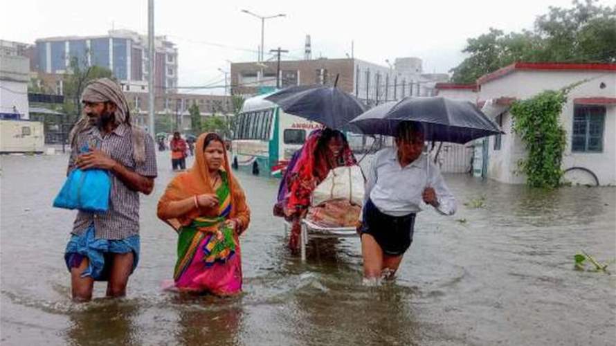 ستة قتلى في فيضانات وانزلاقات تربة في الهند