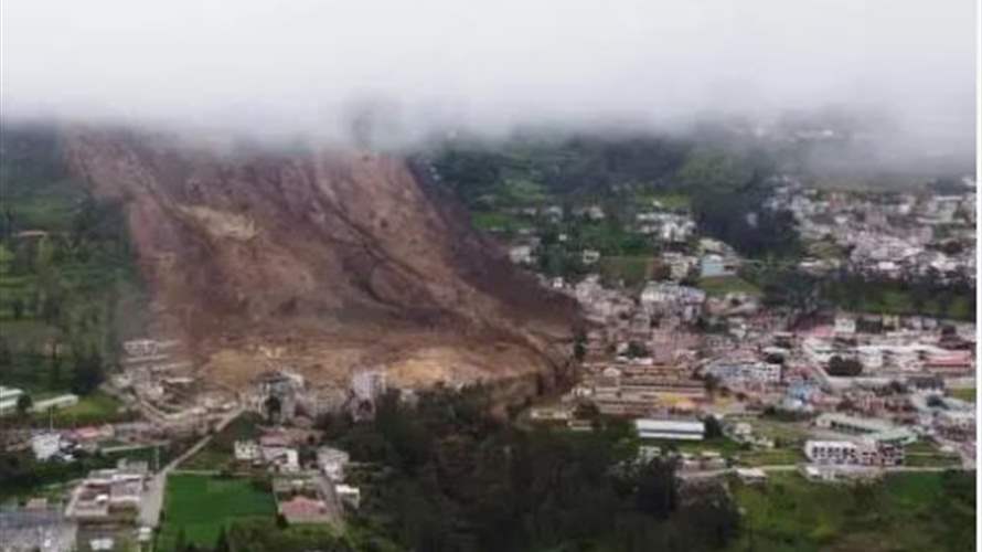 6 قتلى و30 مفقودا في انزلاق للتربة بالإكوادور