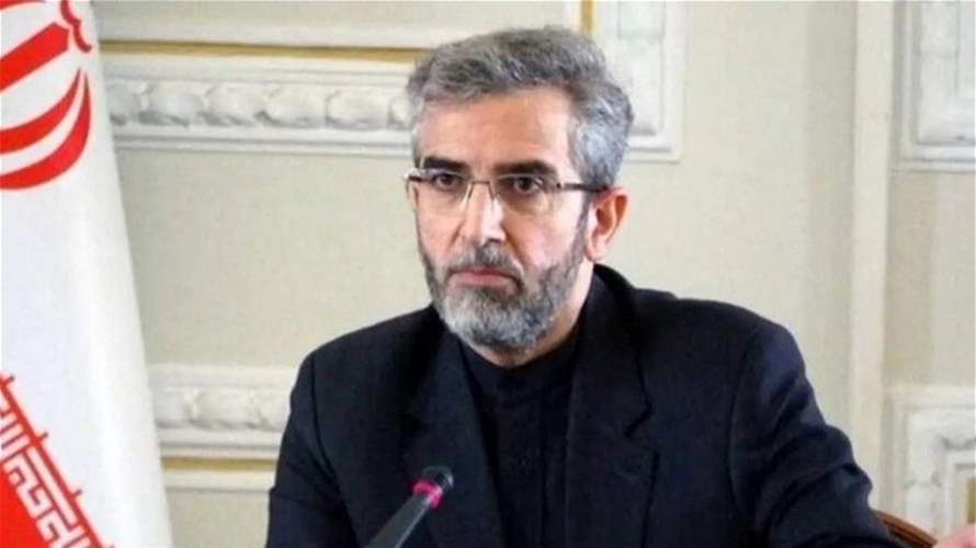 وزير الخارجية الايراني بالانابة: الاعتقاد بأن المنطقة ستنعم بالسلام مع استمرار العدوان الإسرائيلي مجرد سراب