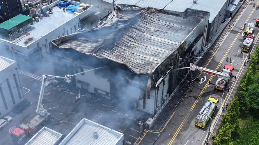 العثور على نحو 20 جثة بعد حريق في مصنع للبطاريات في كوريا الجنوبية