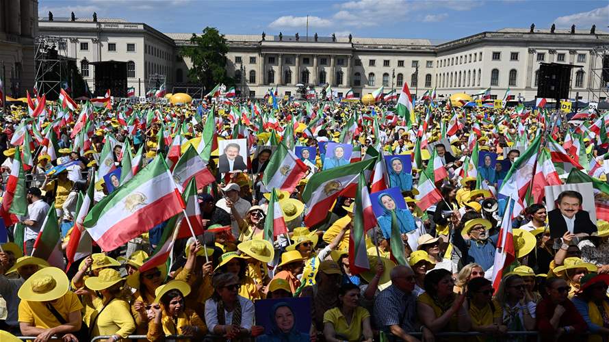تظاهرة لمعارضين ايرانيين في برلين