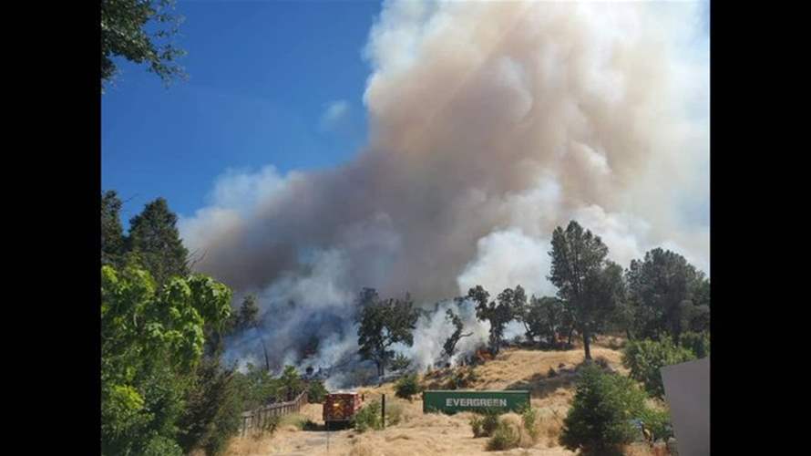 إجلاء آلاف السكان بسبب حريق ضخم في كاليفورنيا