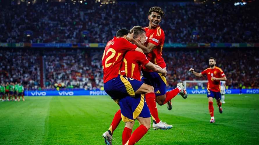 بعد فوزه على نظيره الفرنسي... منتخب اسبانيا يتأهل الى نهائي أمم اوروبا