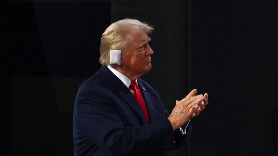 Trump appears at Republican convention with bandaged ear