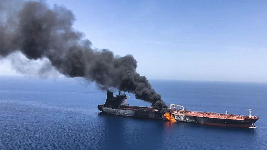 Oil tankers on fire off Singapore, crew rescued