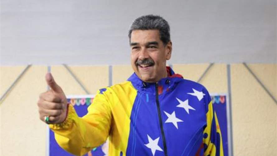مادورو يتعهد توفير "السلام والاستقرار والعدالة" بعد إعلان فوزه بالانتخابات