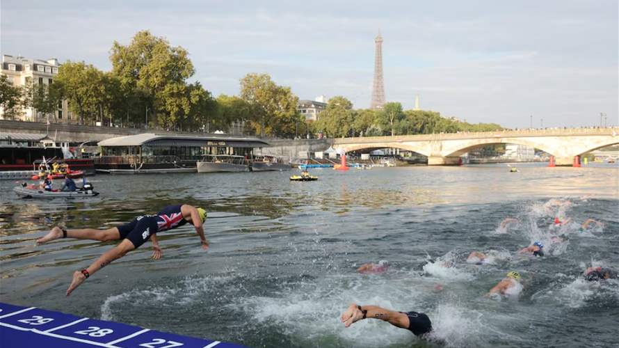  الغاء حصة تدريبية في السباحة الاولمبية بسبب جودة المياه في السين