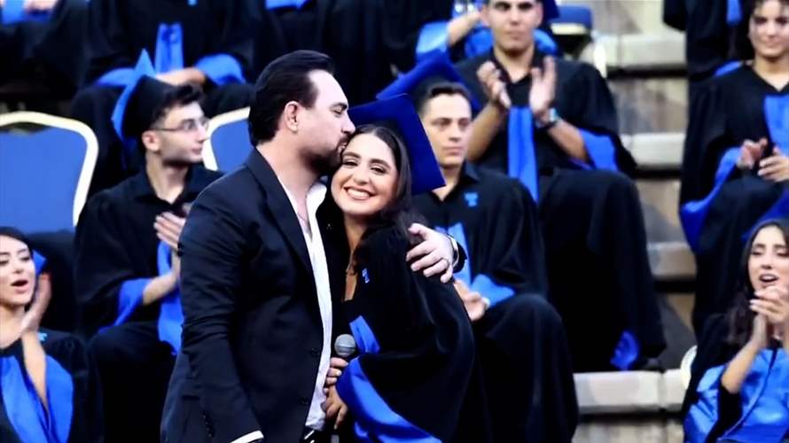 بعد صدور نتائج الامتحانات الرسمية... هكذا احتفل وائل جسار بنجاح ابنته! (صورة)