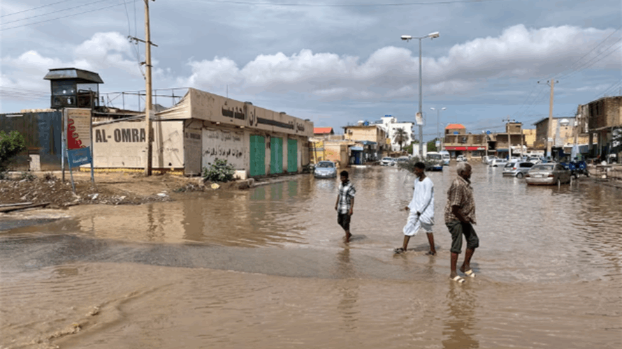 Rain and floods add to misery of Sudanese displaced by war