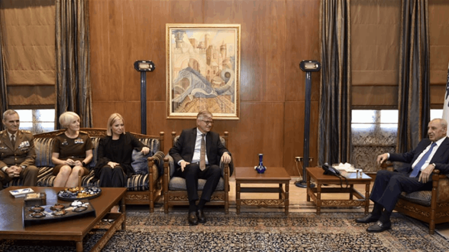 UN delegation and Berri address political and security concerns in Lebanon