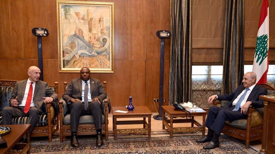 Lebanon ready to defend itself but seeks peace, says Parliament Speaker Berri during talks with UK ministers