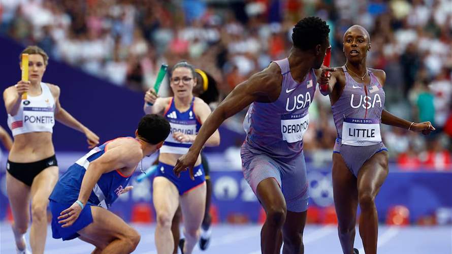 في سباق التتابع المختلط... الولايات المتحدة تحطّم الرقم القياسي في الأولمبياد