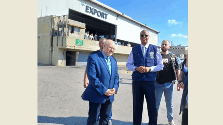 Lebanon's Health Minister receives emergency aid shipment from WHO