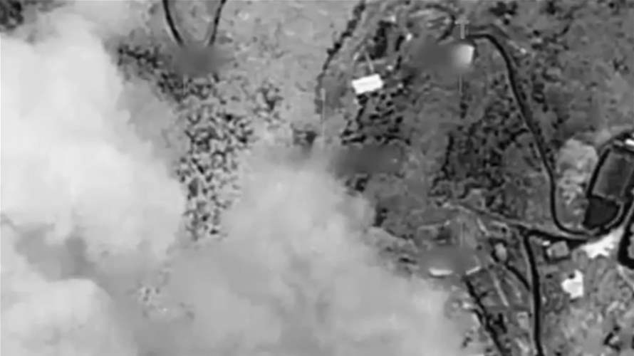 Israeli army releases video of South Lebanon airstrikes