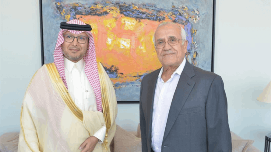 Saudi Ambassador visits Lebanon's former President Suleiman to discuss current developments