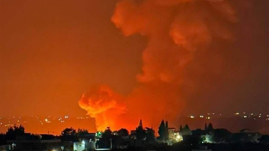 Twelve Israeli airstrikes trigger fires in South Lebanon; citizens injured by shelling