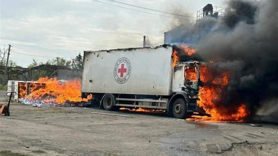 Red Cross says three staff were killed in shelling in eastern Ukraine