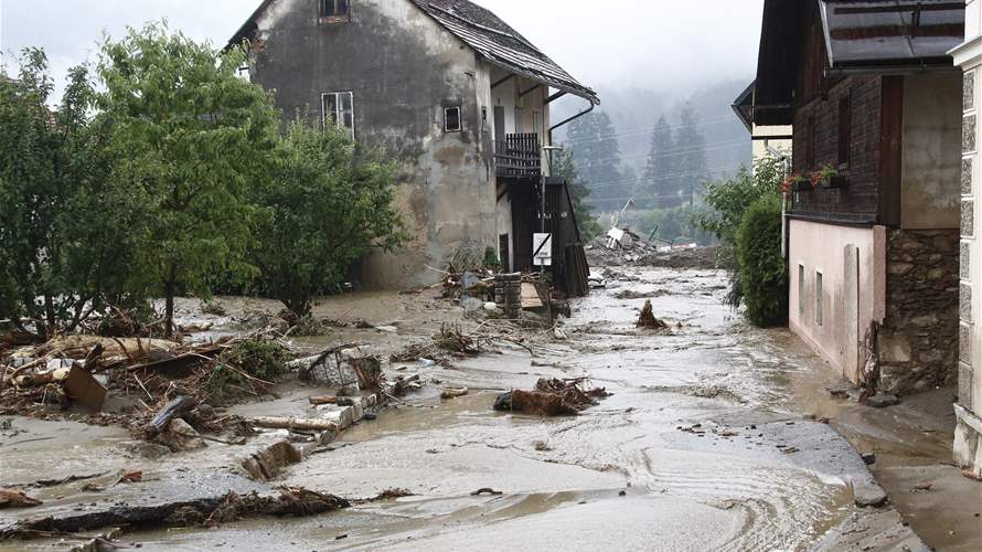 One fireman dead in Austria flooding, authorities say