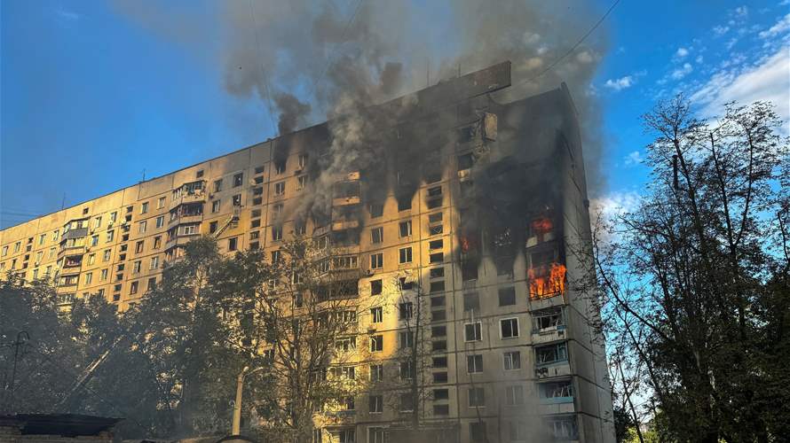 Russian strike on Kharkiv apartment block injures 12