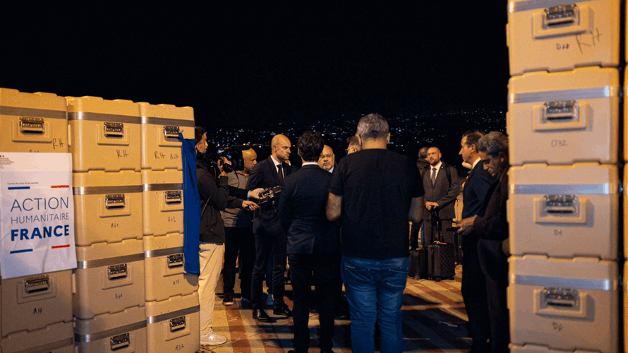 France delivers 12 tons of medical aid to Lebanon 