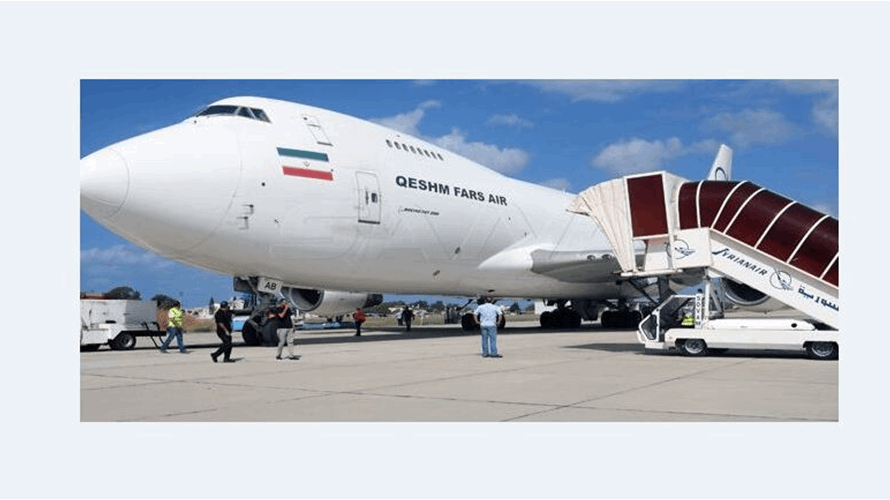 Iranian plane arrives in Latakia with humanitarian aid for Lebanese citizens fleeing to Syria (Video) 