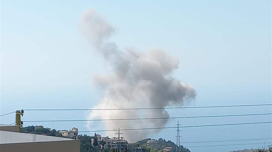 Israeli airstrike on Maaysrah in Kesrouane (Video) 