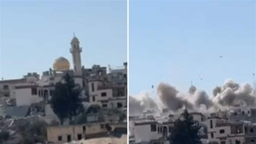 Israeli army destroys mosque in Yaroun amid escalating attacks on Lebanon (Video) 