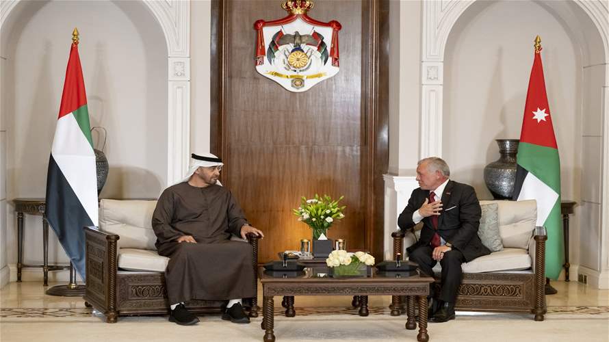 Jordan's King and UAE President call for "intensified efforts to stop the war on Gaza and Lebanon