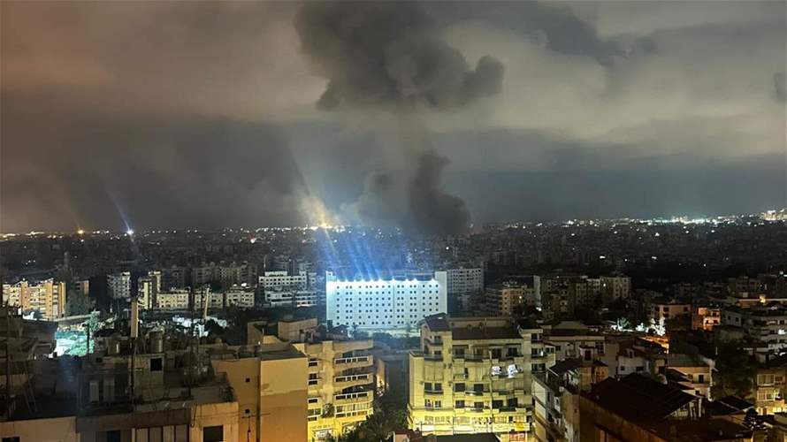 Video captures Israeli airstrike on Beirut's southern suburbs amid heavy bombardment