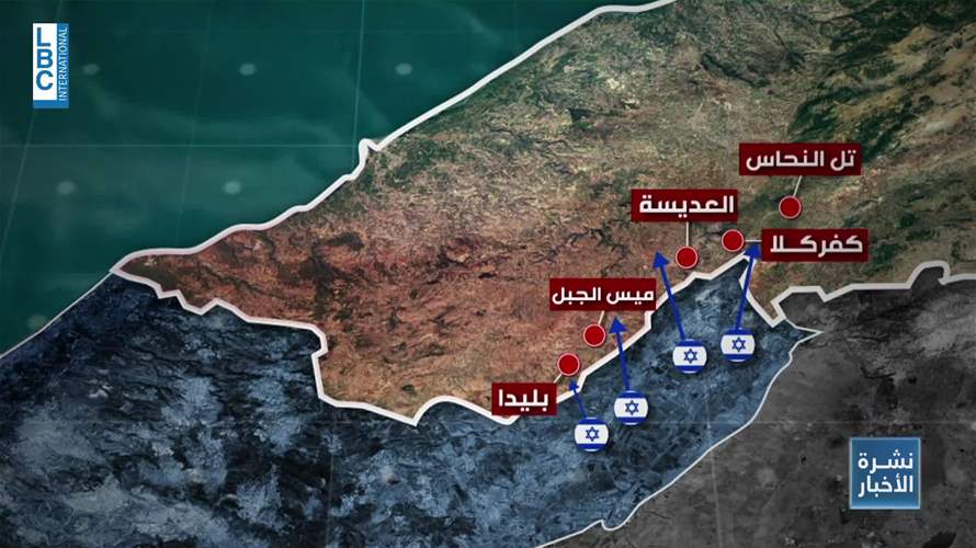 المشهد على الجبهة الجنوبية بعد أسبوع من التوغل البري الاسرائيلي