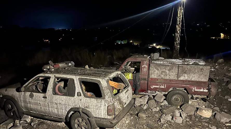 Five Lebanese Civil Defense workers killed in Israeli airstrike on Derdghaiya center