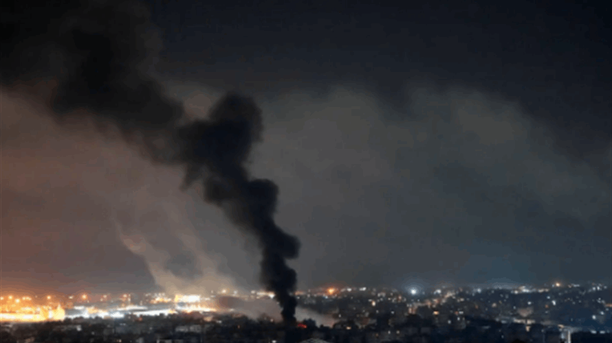 Two buildings collapse in Haret Hreik following Israeli airstrike on Beirut's southern suburbs