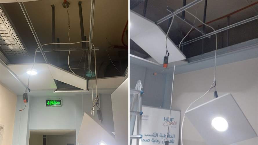 Israeli airstrikes cause minor damage to Tel Chiha Hospital in Zahle