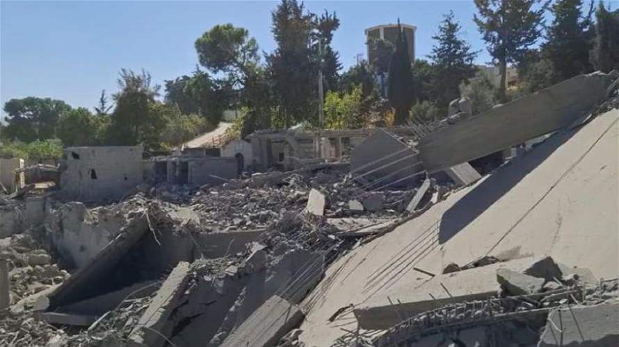 LBCI captures massive destruction following Israeli airstrikes in Ali El Nahri, Zahle