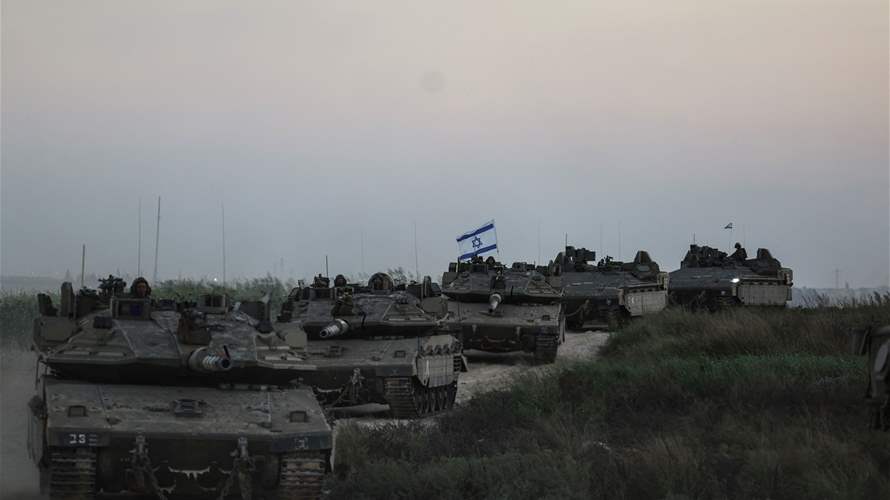 Israeli military vehicles block road between Rmeish and Aita al-Shaab in South Lebanon (Video)